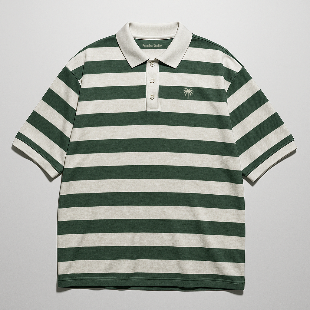 Stripe Performance Polo