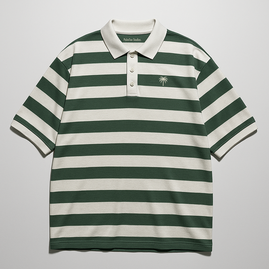 Stripe Performance Polo